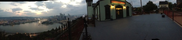 Panorama from the Duquesne Incline platform
